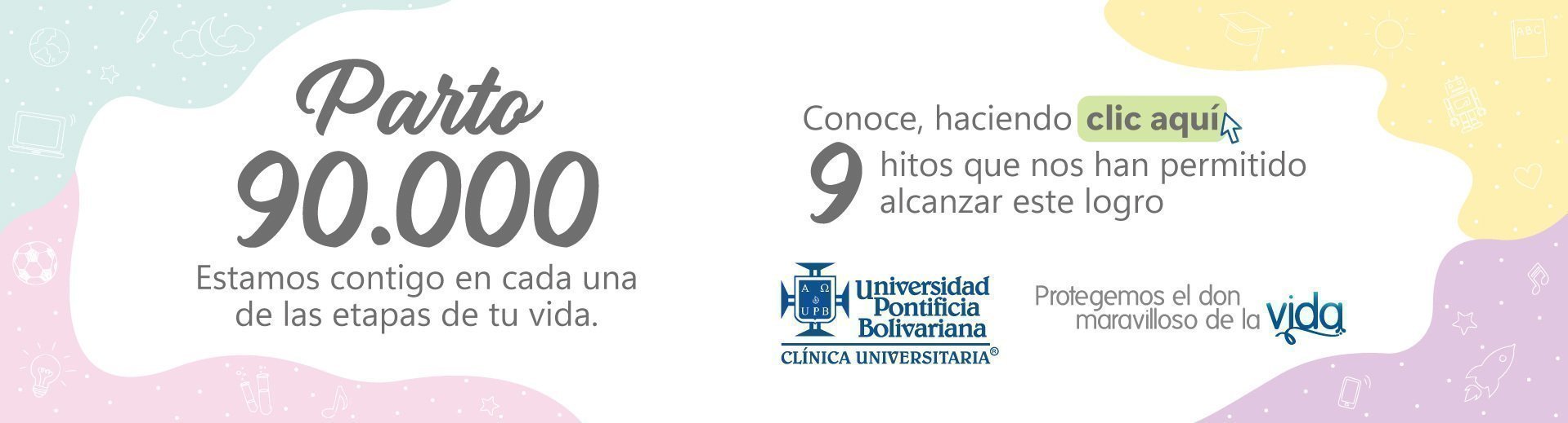 La Clínica Universitaria Bolivariana celebra la atención de su parto 90 mil. 
