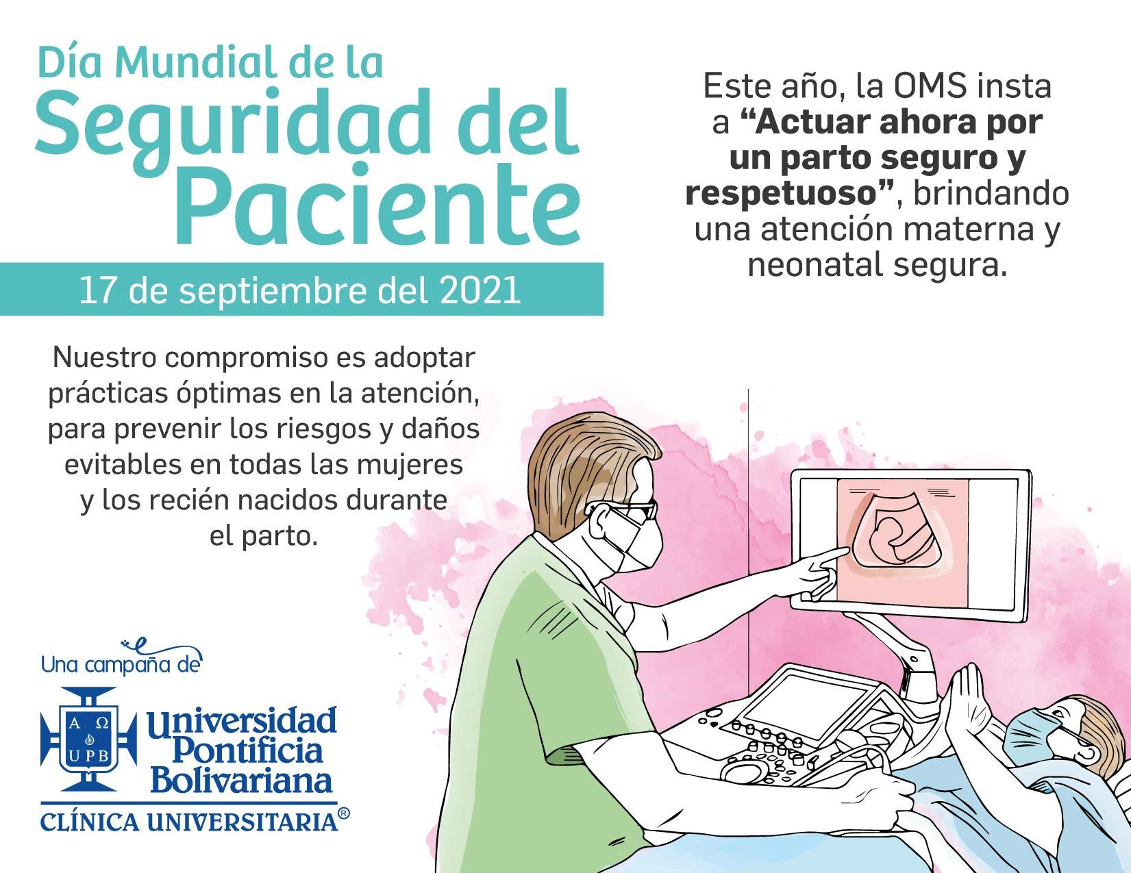 Conmemoramos el Día Mundial de la Seguridad del Paciente, reafirmando nuestro compromiso con la Protección del Don Maravilloso de la Vida, en especial las maternas.